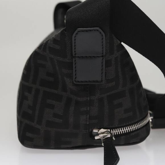 FENDI Zucca Canvas Shoulder Bag Black - Picture 4 of 12